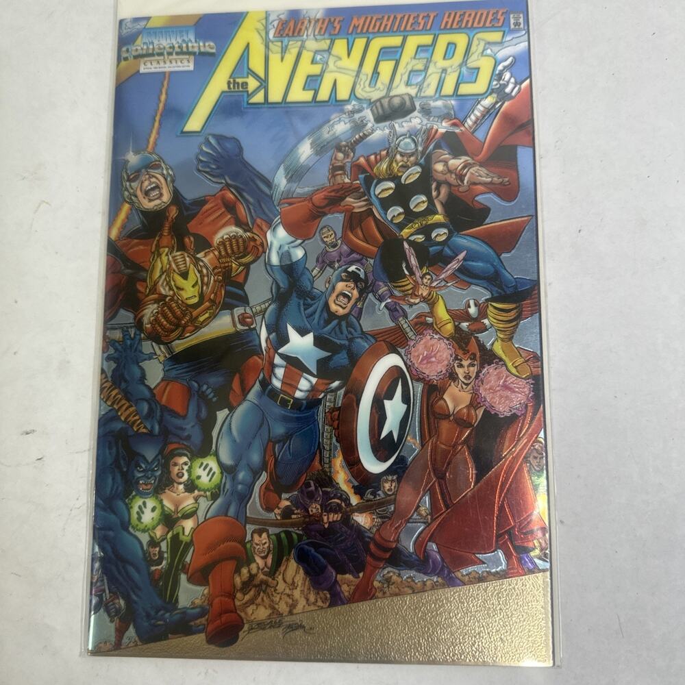 Marvel Collectible Classics: Avengers #1 1998 Chromium George Perez Mint